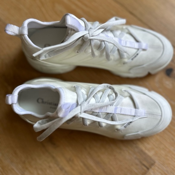 Dior D Connect White Chunky Sneakers - Picture 4 of 13